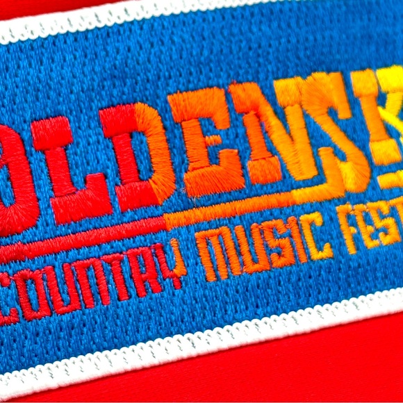 NWT Aviator Nation Golden Sky 2024 Festival Trucker Hat Cap Red Country Music - Picture 10 of 15